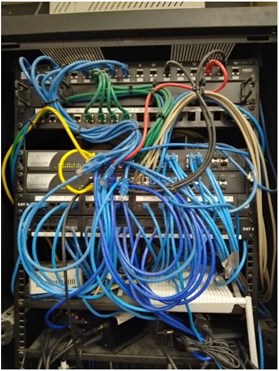 Cabling before remediation